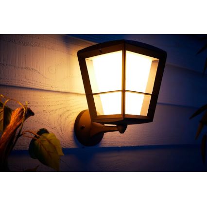 Philips 17439/30/P7 - LED RGB Venkovní nástěnné svítidlo HUE ECONIC LED/15W/230V IP44