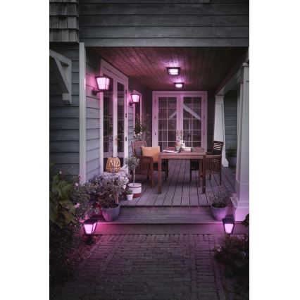 Philips 17440/30/P7 - LED RGB Venkovní nástěnné svítidlo HUE ECONIC LED/15W/230V IP44