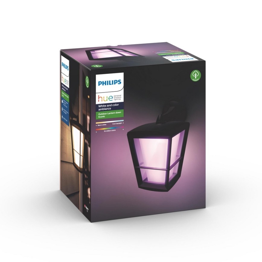 Philips 17440/30/P7 - LED RGB Venkovní nástěnné svítidlo HUE ECONIC LED/15W/230V IP44