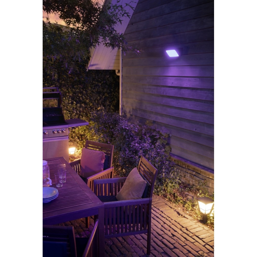 Philips 17441/30/P7 - LED RGB Venkovní lampa HUE ECONIC LED/15W/230V IP44