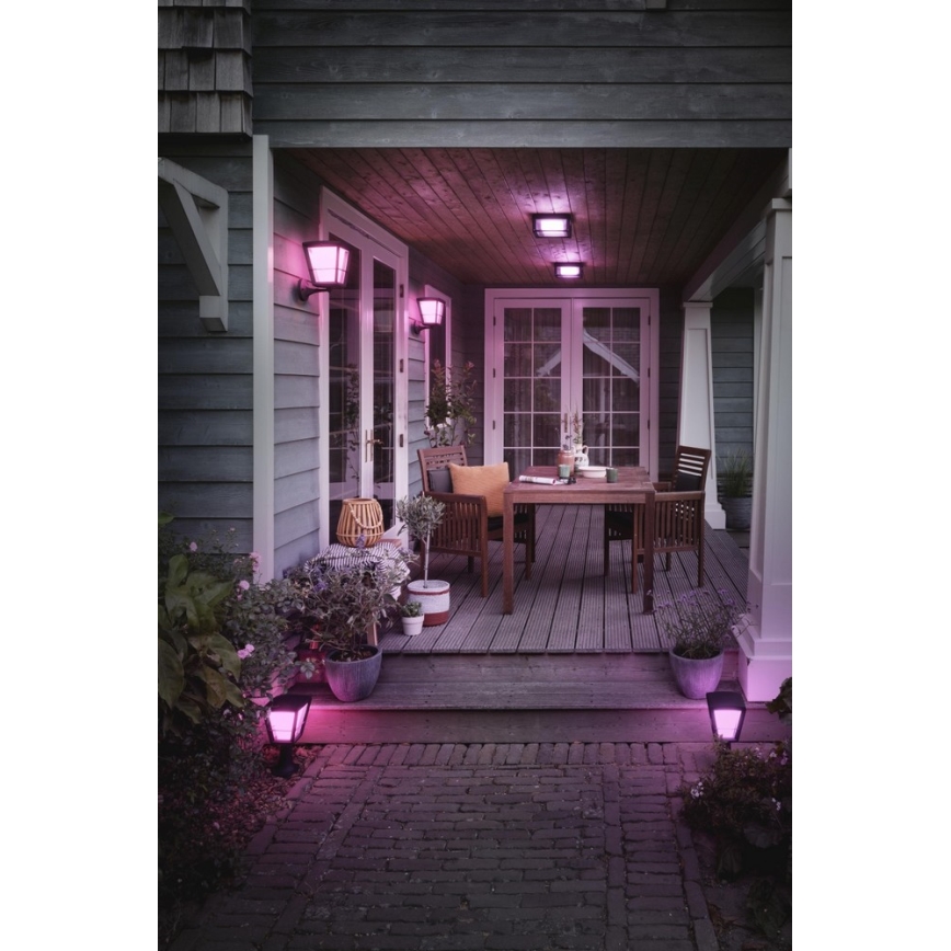 Philips 17441/30/P7 - LED RGB Venkovní lampa HUE ECONIC LED/15W/230V IP44
