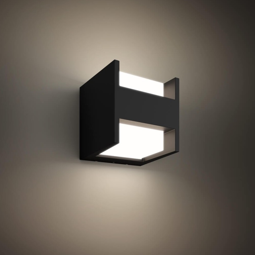 Philips 17444/30/P7 - LED Venkovní nástěnné svítidlo HUE WHITE FUZO LED/15W/230V IP44