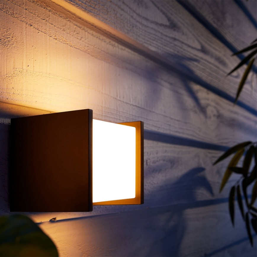 Philips 17445/30/P7 - LED Venkovní nástěnné svítidlo HUE WHITE FUZO LED/15W/230V IP44