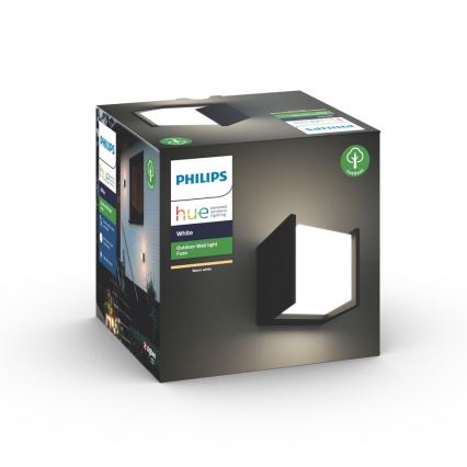 Philips 17445/30/P7 - LED Venkovní nástěnné svítidlo HUE WHITE FUZO LED/15W/230V IP44