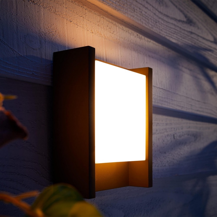 Philips 17446/30/P7 - LED Venkovní nástěnné svítidlo HUE WHITE FUZO LED/15W/230V IP44