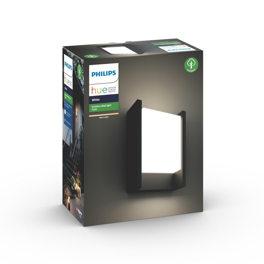 Philips 17446/30/P7 - LED Venkovní nástěnné svítidlo HUE WHITE FUZO LED/15W/230V IP44