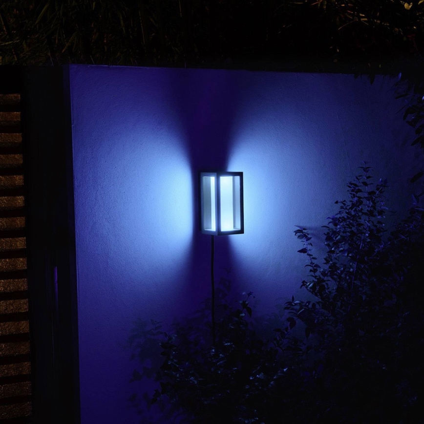 Philips - LED RGBW Stmívatelné venkovní nástěnné svítidlo Hue IMPRESS 2xLED/8W/24V 2000-6500K IP44