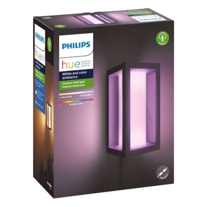 Philips - LED RGBW Stmívatelné venkovní nástěnné svítidlo Hue IMPRESS 2xLED/8W/24V 2000-6500K IP44