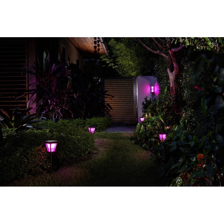 Philips - LED RGBW Stmívatelné venkovní nástěnné svítidlo Hue IMPRESS 2xLED/8W/24V 2000-6500K IP44
