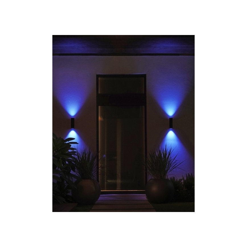 Philips - LED RGBW Stmívatelné venkovní nástěnné svítidlo Hue APPEAR 2xLED/8W/230V IP44