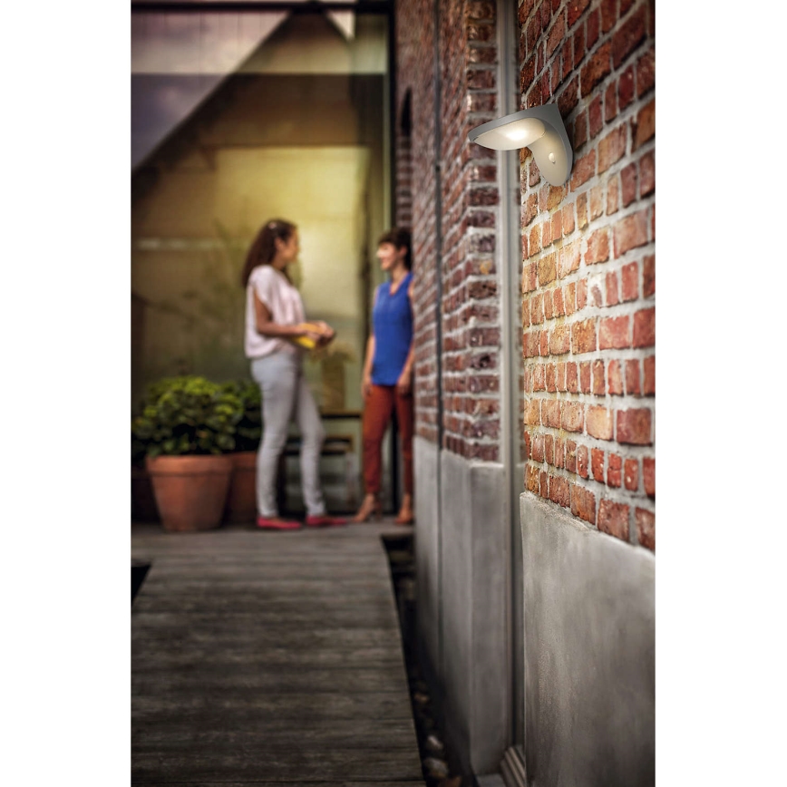 Philips 17808/87/16 - LED Solární světlo s čidlem MYGARDEN DUSK 1xLED/1W/3,7V