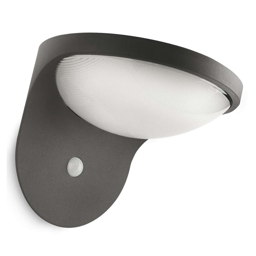 Philips 17808/93/16 - LED venkovní nástěnné solární světlo s čidlem MYGARDEN DUSK 1xLED/1W/3,7V