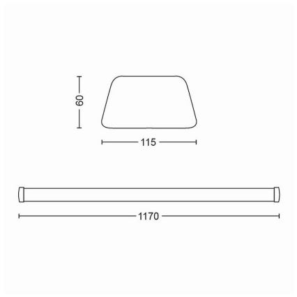 Philips - LED Podlinkové svítidlo LED/50W/230V 4000K