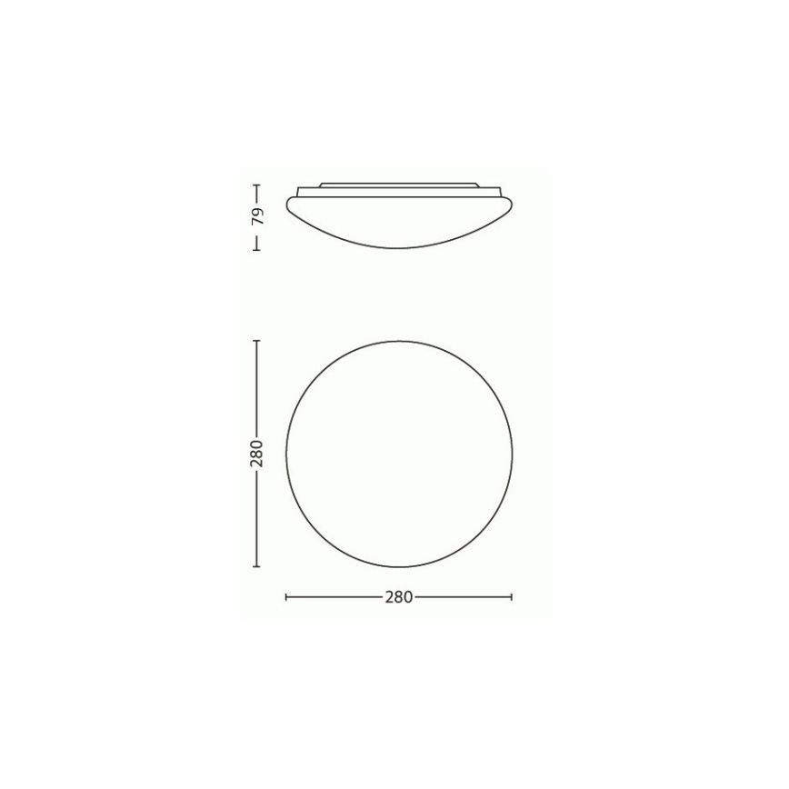 Philips - LED stropní svítidlo LED/9,6W/230V