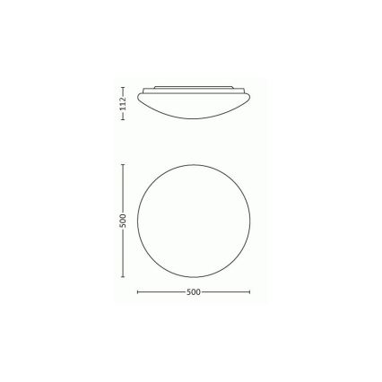 Philips - LED stropní svítidlo LED/36W/230V