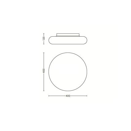 Philips 32067/31/16 - Koupelnové stropní svítidlo MYBATHROOM MIST 2xE27/15W/230V