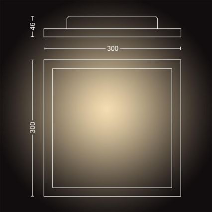 Philips - LED Stmívatelné svítidlo Hue AURELLE LED/24,5W/230V + DO