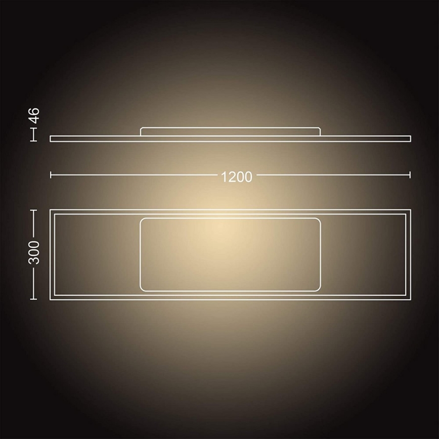 Philips - LED Stmívatelný panel Hue AURELLE LED/39W/230V + DO
