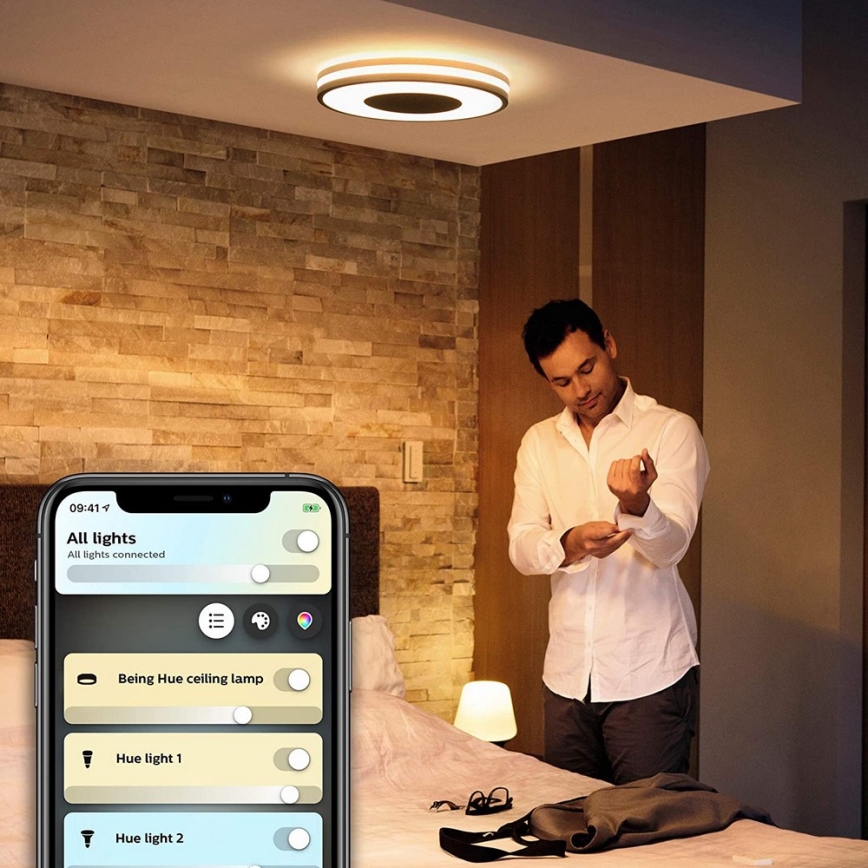Philips - LED Stmívatelné svítidlo Hue BEING LED/27W/230V + dálkové ovládání