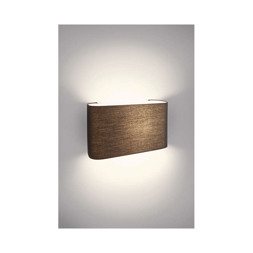 Philips 33200/30/16 - Nástěnné svítidlo MYLIVING VELOUR 1xE27/23W/230V