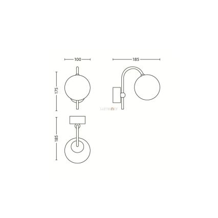 Philips - Koupelnové svítidlo 1xG9/42W/230V IP44