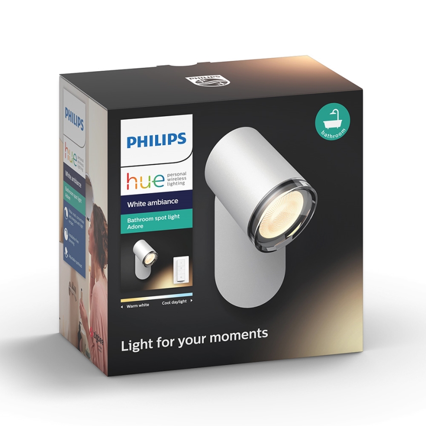 Philips 34359/31/P7 - LED Bodové svítidlo HUE ADORE 1xGU10/5,5W/230V