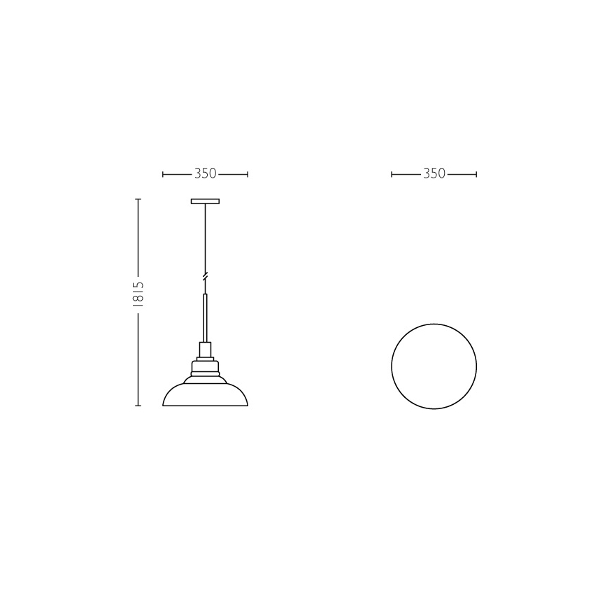 Philips 36158/60/PN - Lustr MYLIVING HASTINGS 1xE27/60W/230V
