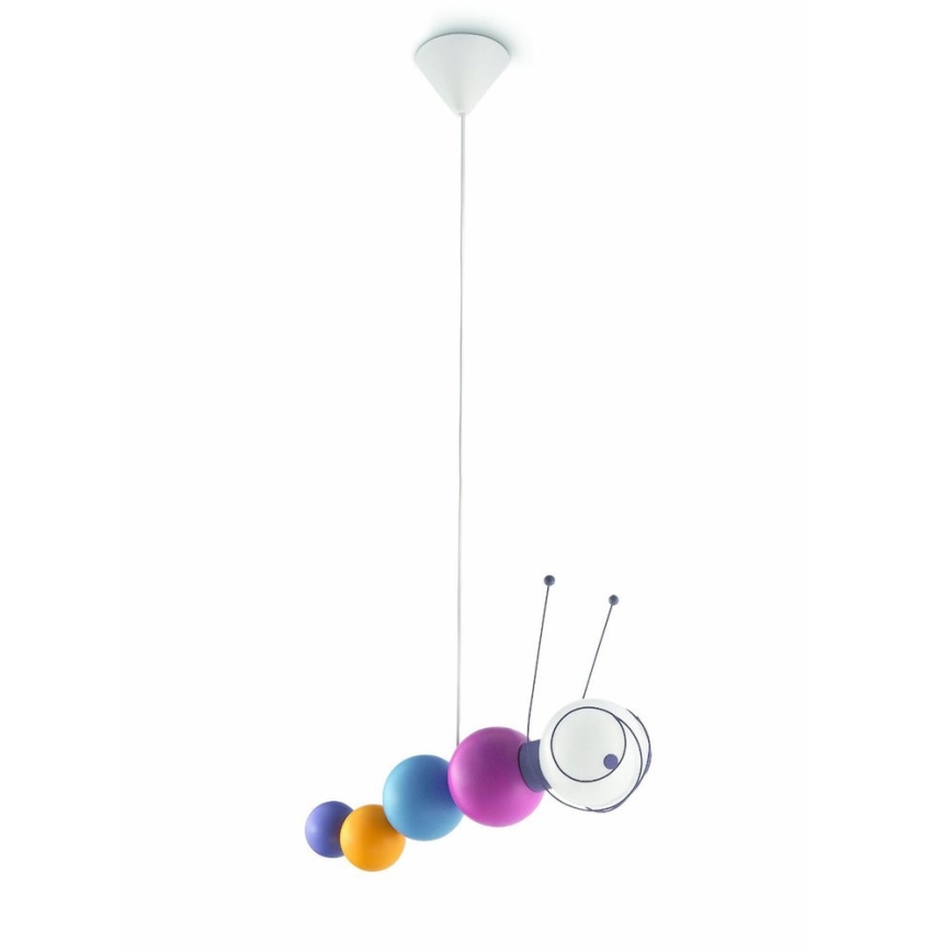 Philips 40093/55/16 - Dětský lustr MYKIDSROOM RUBY 1xE27/20W/230V