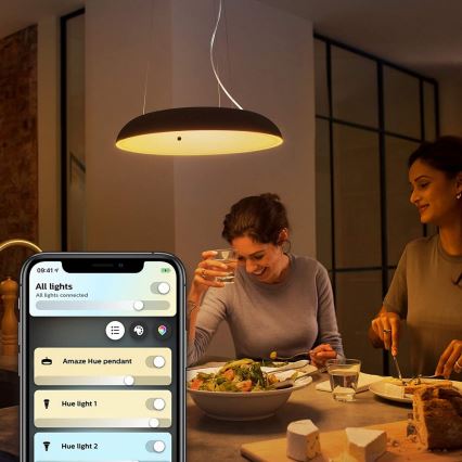Philips - LED Stmívatelný lustr na lanku Hue AMAZE LED/39W/230V + DO