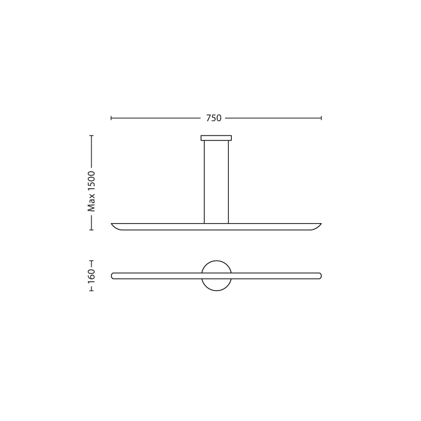 Philips 40747/48/16 - LED lustr MYLIVING SELV LED/7,5W/230V
