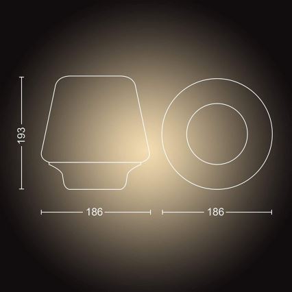 Philips - LED Stmívatelná lampa Hue WELLNESS 1xE27/8,5W/230V + dálkové ovládání