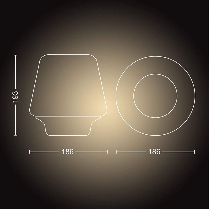 Philips - LED Stmívatelná lampa Hue WELLNESS 1xE27/8,5W/230V + dálkové ovládání