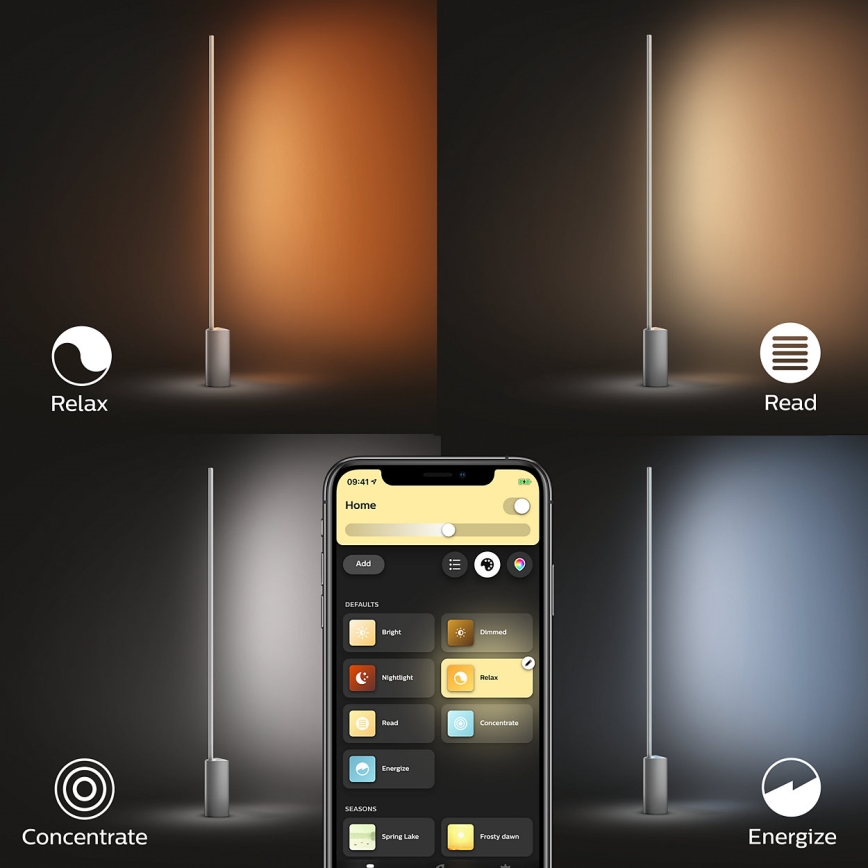 Philips 40802/48/P9 - LED RGB Stolní lampa HUE SIGNE 1xLED/32W/230V
