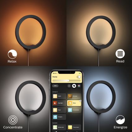 Philips 40901/30/P9 - LED Nástěnné svítidlo HUE SANA LED/20W/230V