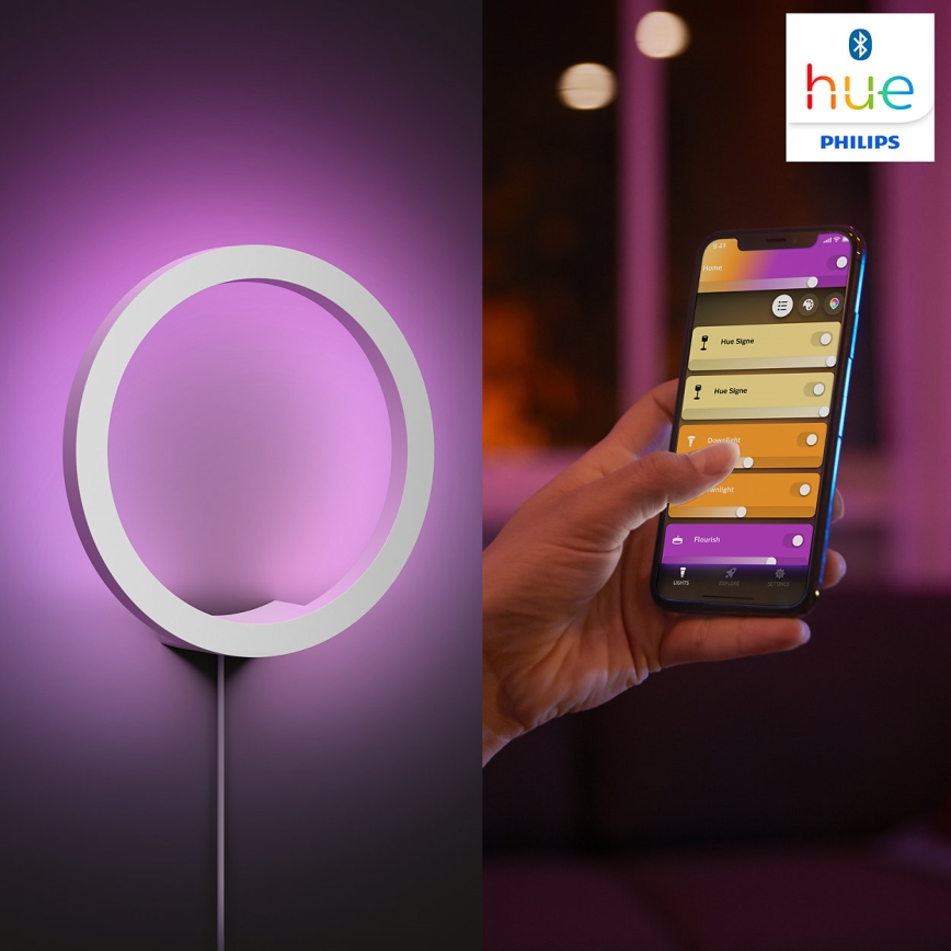 Philips 40901/31/P9 - LED Nástěnné svítidlo HUE SANA LED/20W/230V
