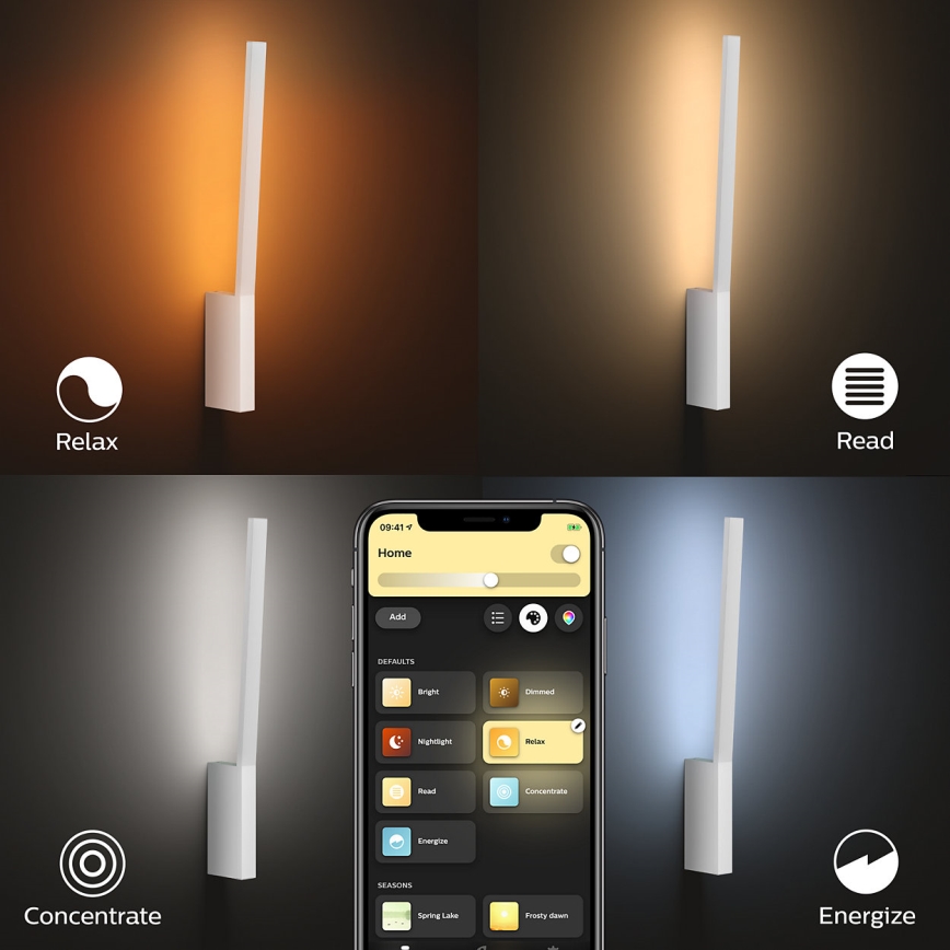 Philips 40902/31/P9 - LED Nástěnné svítidlo HUE LIANE 1xLED/12W/230V