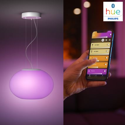 Philips 40906/31/P9 - LED Lustr na lanku HUE FLOURISH LED/32W/230V