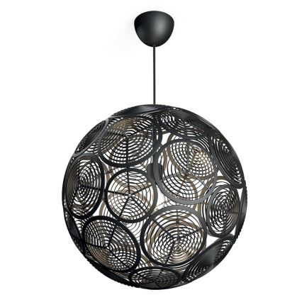 Philips 40913/30/PN - Závěsné svítidlo MYLIVING RING 1xE27/60W/230V