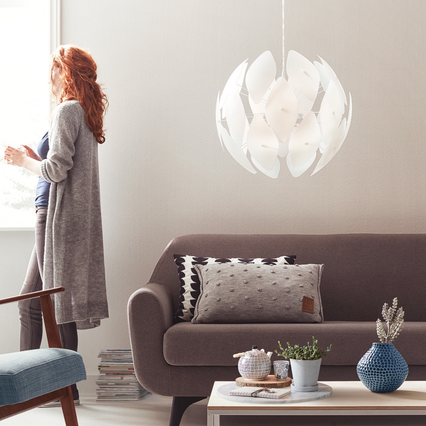 Philips 40933/31/PN - Stropní závěsné svítidlo MYLIVING CHIFFON E27/60W/230V