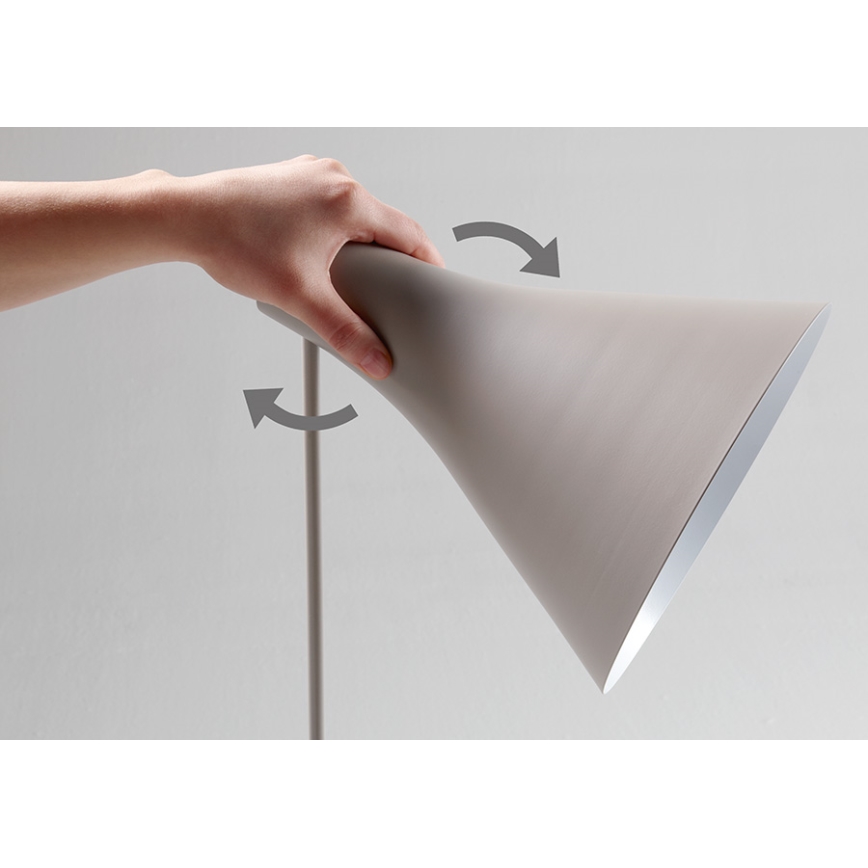Philips 42261/30/16 - Stojací lampa DRIN černá 1xE27/23W/230V