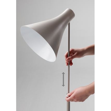 Philips 42261/30/16 - Stojací lampa DRIN černá 1xE27/23W/230V