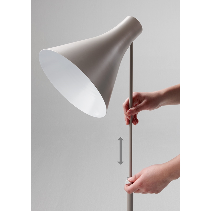 Philips 42261/30/16 - Stojací lampa DRIN černá 1xE27/23W/230V