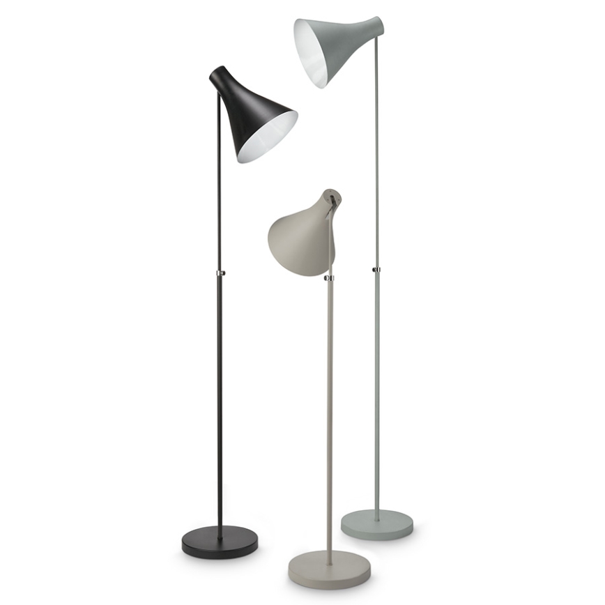 Philips 42261/30/16 - Stojací lampa DRIN černá 1xE27/23W/230V