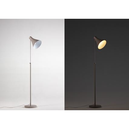 Philips 42261/30/16 - Stojací lampa DRIN černá 1xE27/23W/230V