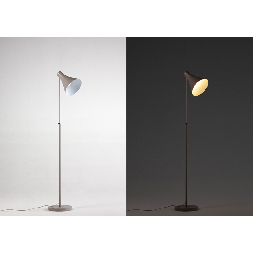 Philips 42261/30/16 - Stojací lampa DRIN černá 1xE27/23W/230V