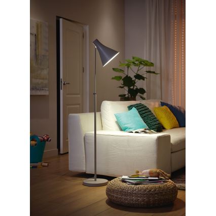 Philips 42261/30/16 - Stojací lampa DRIN černá 1xE27/23W/230V