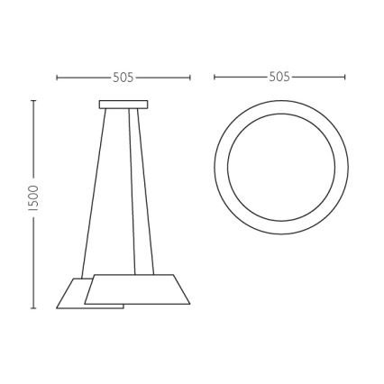 Philips 49021/31/P1 - LED lustr INSTYLE NONAGON 2xLED/10W/230V