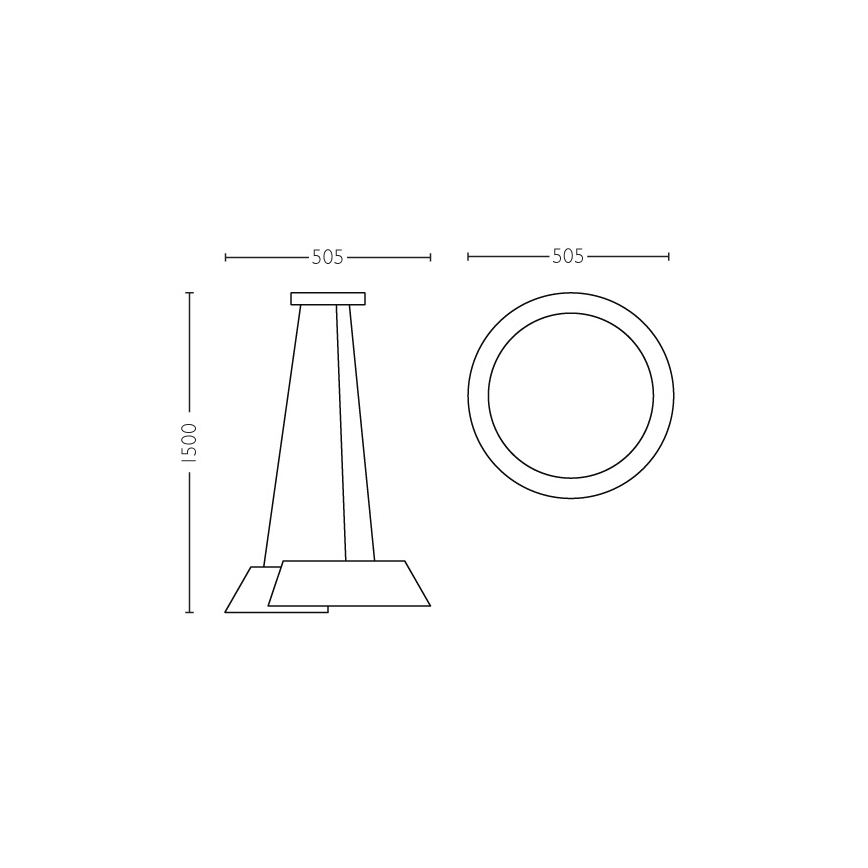 Philips 49021/31/P1 - LED lustr INSTYLE NONAGON 2xLED/10W/230V