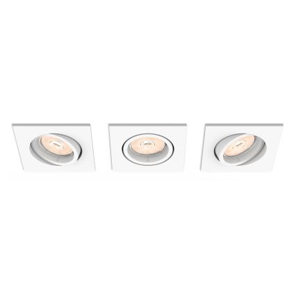 Philips 50193/31/PN - SADA 3x Podhledové svítidlo MYLIVING ENNEPER 3xGU10/5,5W/230V bílá