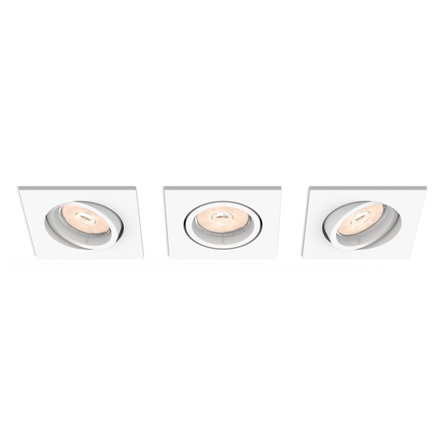 Philips 50193/31/PN - SADA 3x Podhledové svítidlo MYLIVING ENNEPER 3xGU10/5,5W/230V bílá
